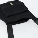 PRADA Sports Shoulder Bag Canvas Black Silver Auth bs29584-6