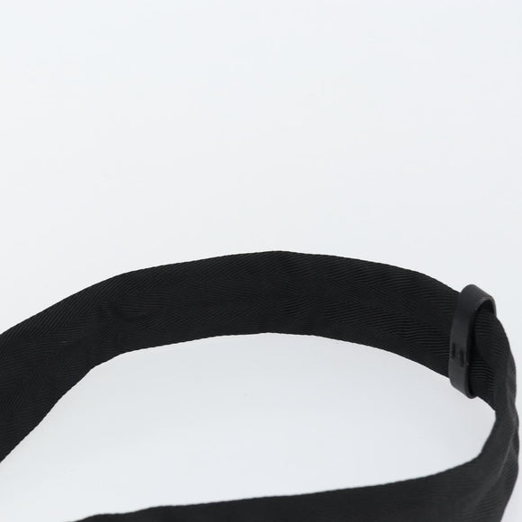 PRADA Sports Shoulder Bag Canvas Black Silver Auth bs29584