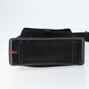 PRADA Sports Shoulder Bag Canvas Black Silver Auth bs29584-5