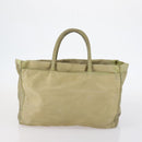 PRADA Hand Bag Nylon 4Set Beige Khaki Brown Auth bs29585-18