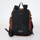 PRADA Hand Bag Nylon 4Set Beige Khaki Brown Auth bs29585-3