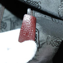 GUCCI Tote Bag Leather Brown Silver 189680 Auth bs29589-12