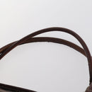 GUCCI Tote Bag Leather Brown Silver 189680 Auth bs29589-8