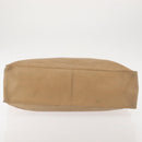 CHANEL COCO Mark Chain Tote Bag Lamb Skin Beige Gold CC Auth bs29597-6