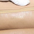 CHANEL COCO Mark Chain Tote Bag Lamb Skin Beige Gold CC Auth bs29597-18