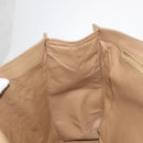 CHANEL COCO Mark Chain Tote Bag Lamb Skin Beige Gold CC Auth bs29597-20