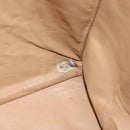 CHANEL COCO Mark Chain Tote Bag Lamb Skin Beige Gold CC Auth bs29597-11