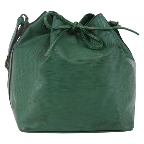 LOUIS VUITTON Epi Petit Noe Shoulder Bag Green M44104 LV Auth bs29603