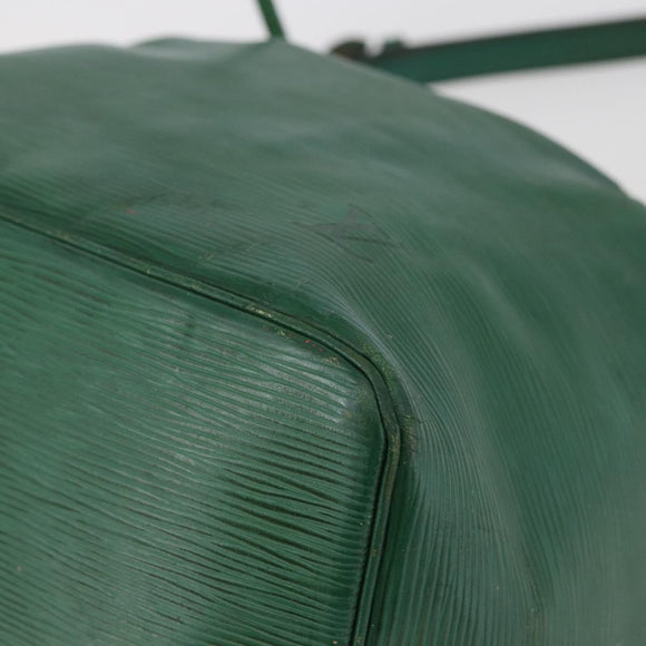LOUIS VUITTON Epi Petit Noe Shoulder Bag Green M44104 LV Auth bs29603
