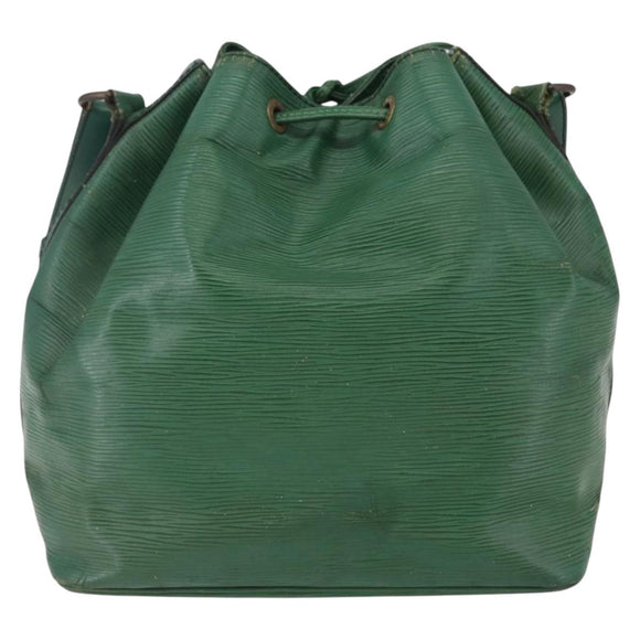 LOUIS VUITTON Epi Petit Noe Shoulder Bag Green M44104 LV Auth bs29603