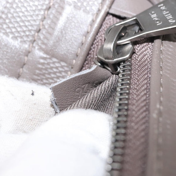 LOUIS VUITTON Damier Infini District PM Shoulder Bag Gray N41485 Auth bs29610