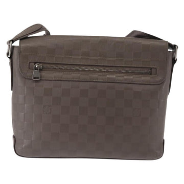 LOUIS VUITTON Damier Infini District PM Shoulder Bag Gray N41485 Auth bs29610 - 0