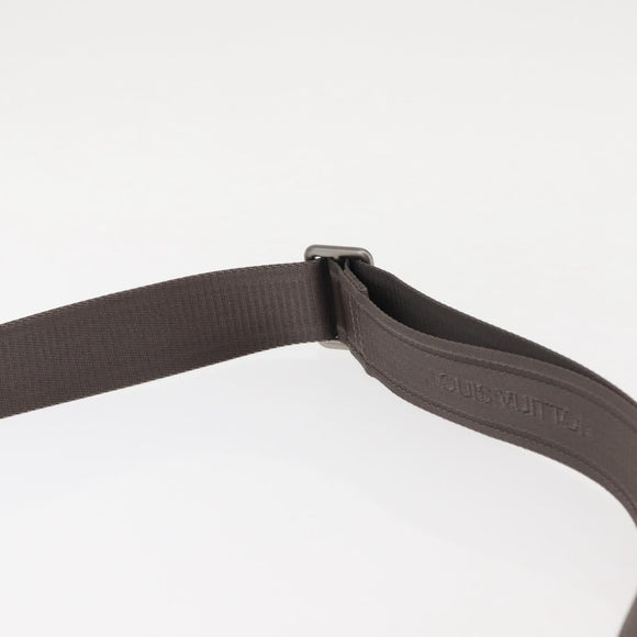 LOUIS VUITTON Damier Infini District PM Shoulder Bag Gray N41485 Auth bs29610