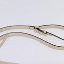 GUCCI GG Marmont Shoulder Bag Leather White Gold 447632 Auth bs29614-8