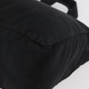 PRADA Tote Bag Nylon Black Silver Auth bs29615-16