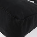 PRADA Tote Bag Nylon Black Silver Auth bs29615-18