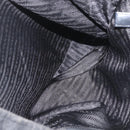 PRADA Tote Bag Nylon Black Silver Auth bs29615-23