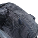 PRADA Tote Bag Nylon Black Silver Auth bs29615-12