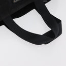 PRADA Tote Bag Nylon Black Silver Auth bs29615-14