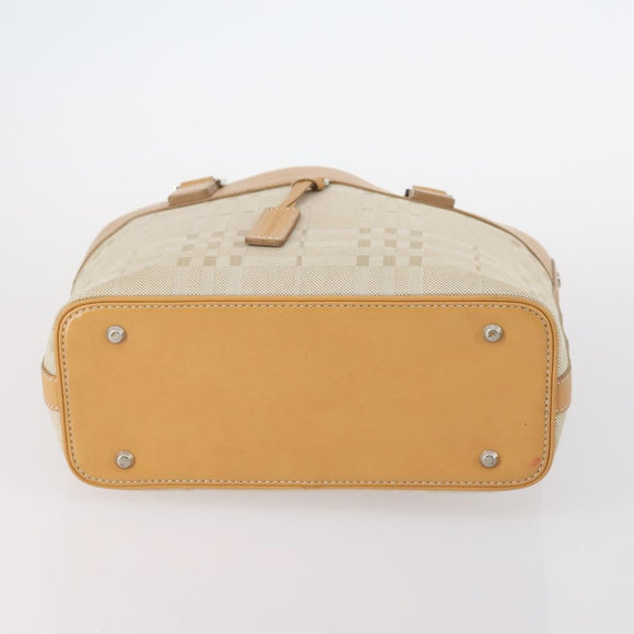 BURBERRY Nova Check Tote Bag Canvas 4Set Beige Auth bs29616