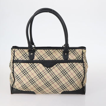 BURBERRY Nova Check Tote Bag Canvas 4Set Beige Auth bs29616 - 0