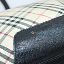 BURBERRY Nova Check Tote Bag Canvas 4Set Beige Auth bs29616-7