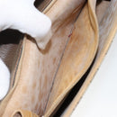 GUCCI GG Supreme Clutch Bag Beige Gold 89 02 050 Auth bs29617-18