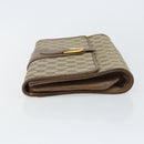 GUCCI GG Supreme Clutch Bag Beige Gold 89 02 050 Auth bs29617-5