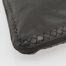 BOTTEGA VENETA INTRECCIATO Tote Bag Leather Gray Auth bs29618-16