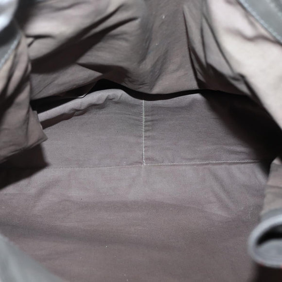 BOTTEGA VENETA INTRECCIATO Tote Bag Leather Gray Auth bs29618