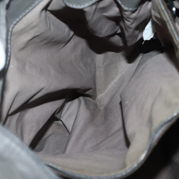 BOTTEGA VENETA INTRECCIATO Tote Bag Leather Gray Auth bs29618