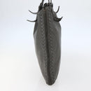 BOTTEGA VENETA INTRECCIATO Tote Bag Leather Gray Auth bs29618-3