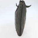 BOTTEGA VENETA INTRECCIATO Tote Bag Leather Gray Auth bs29618-4