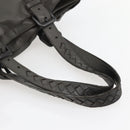 BOTTEGA VENETA INTRECCIATO Tote Bag Leather Gray Auth bs29618-7