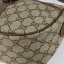 GUCCI GG Supreme Web Sherry Line Shoulder Bag Beige Gold 89 02 032 Auth bs29622-9