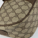 GUCCI GG Supreme Web Sherry Line Shoulder Bag Beige Gold 89 02 032 Auth bs29622-14