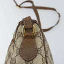 GUCCI GG Supreme Web Sherry Line Shoulder Bag Beige Gold 89 02 032 Auth bs29622-10