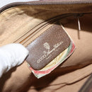 GUCCI GG Supreme Web Sherry Line Shoulder Bag Beige Gold 89 02 032 Auth bs29622-19