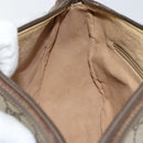 GUCCI GG Supreme Web Sherry Line Shoulder Bag Beige Gold 89 02 032 Auth bs29622-21