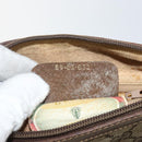 GUCCI GG Supreme Web Sherry Line Shoulder Bag Beige Gold 89 02 032 Auth bs29622-12