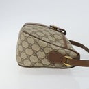 GUCCI GG Supreme Web Sherry Line Shoulder Bag Beige Gold 89 02 032 Auth bs29622-3