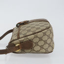 GUCCI GG Supreme Web Sherry Line Shoulder Bag Beige Gold 89 02 032 Auth bs29622-4