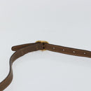 GUCCI GG Supreme Web Sherry Line Shoulder Bag Beige Gold 89 02 032 Auth bs29622-8