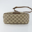 GUCCI GG Supreme Web Sherry Line Shoulder Bag Beige Gold 89 02 032 Auth bs29622-5