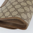 GUCCI GG Supreme Web Sherry Line Bag PVC Beige Gold 89 01 030 Auth bs29623-16