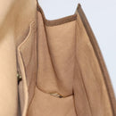 GUCCI GG Supreme Web Sherry Line Bag PVC Beige Gold 89 01 030 Auth bs29623-19