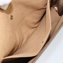 GUCCI GG Supreme Web Sherry Line Bag PVC Beige Gold 89 01 030 Auth bs29623-11