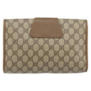 GUCCI GG Supreme Web Sherry Line Bag PVC Beige Gold 89 01 030 Auth bs29623-2