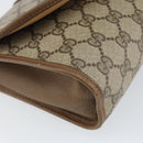 GUCCI GG Supreme Web Sherry Line Bag PVC Beige Gold 89 01 030 Auth bs29623-14