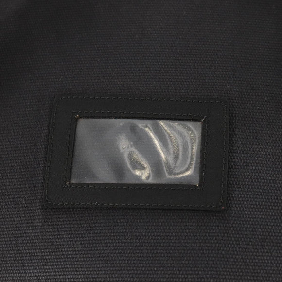 PRADA Backpack Nylon Black Silver Auth bs29624